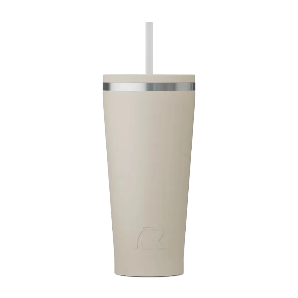 Back customization side of the RTIC Everyday Tumbler 20 oz in Beach 