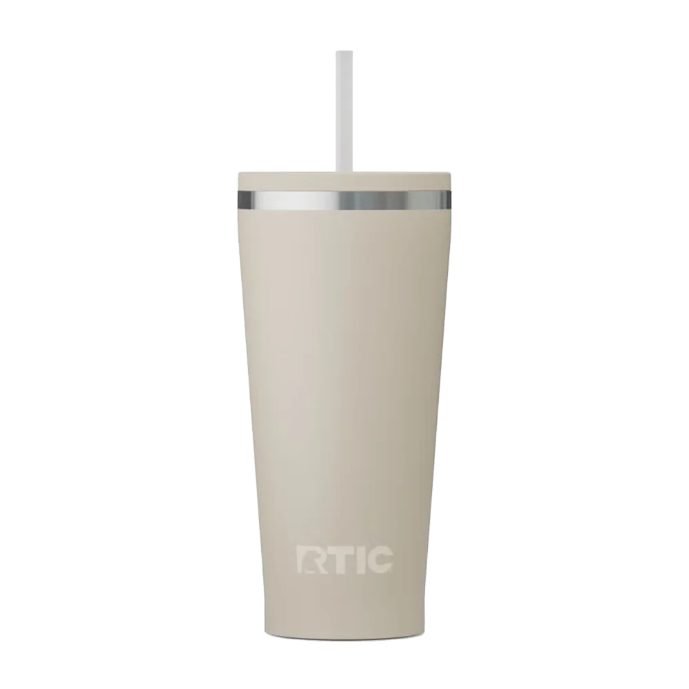 Front customization side of the RTIC Everyday Tumbler 20 oz in Beach 