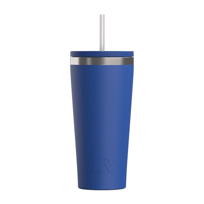 Back customization side of the RTIC Everyday Tumbler 20 oz in Cobalt 