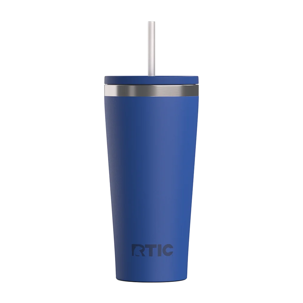 Front customization side of the RTIC Everyday Tumbler 20 oz in Cobalt 