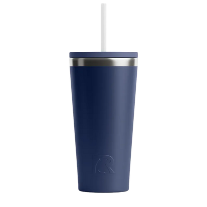 Back customization side of the RTIC Everyday Tumbler 20 oz in Navy 