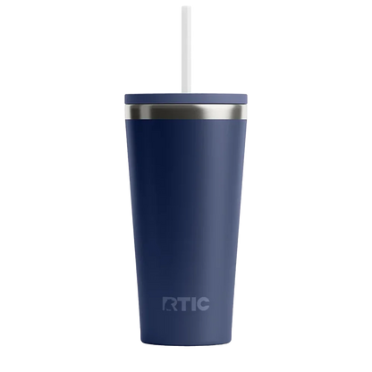 Front customization side of the RTIC Everyday Tumbler 20 oz in Navy 