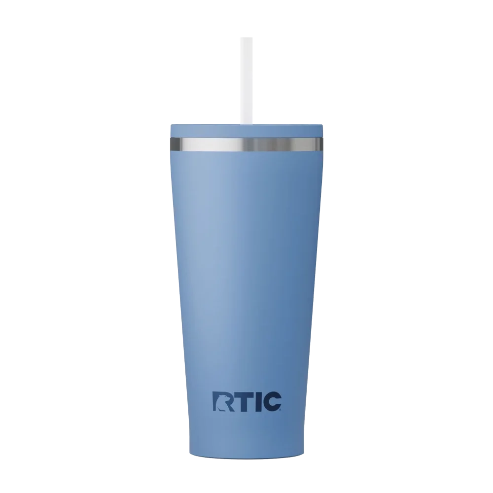 Front customization side of the RTIC Everyday Tumbler 20 oz in Denim 