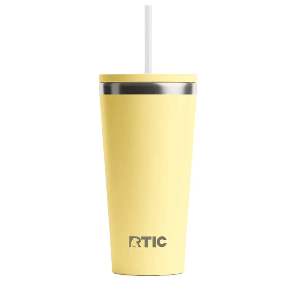 Front customization side of the RTIC Everyday Tumbler 20 oz in Sunlight 