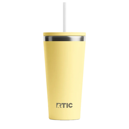 Front customization side of the RTIC Everyday Tumbler 20 oz in Sunlight 