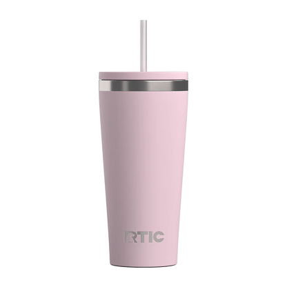 Front customization side of the RTIC Everyday Tumbler 20 oz in Pale Pink 