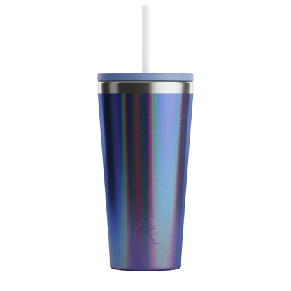 Back customization side of the RTIC Everyday Tumbler 20 oz in Glitter Pacific 