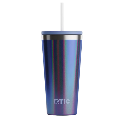 Front customization side of the RTIC Everyday Tumbler 20 oz in Glitter Pacific 