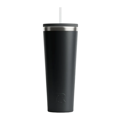 Front customization side of the RTIC Everyday Tumbler 28 oz in Black 