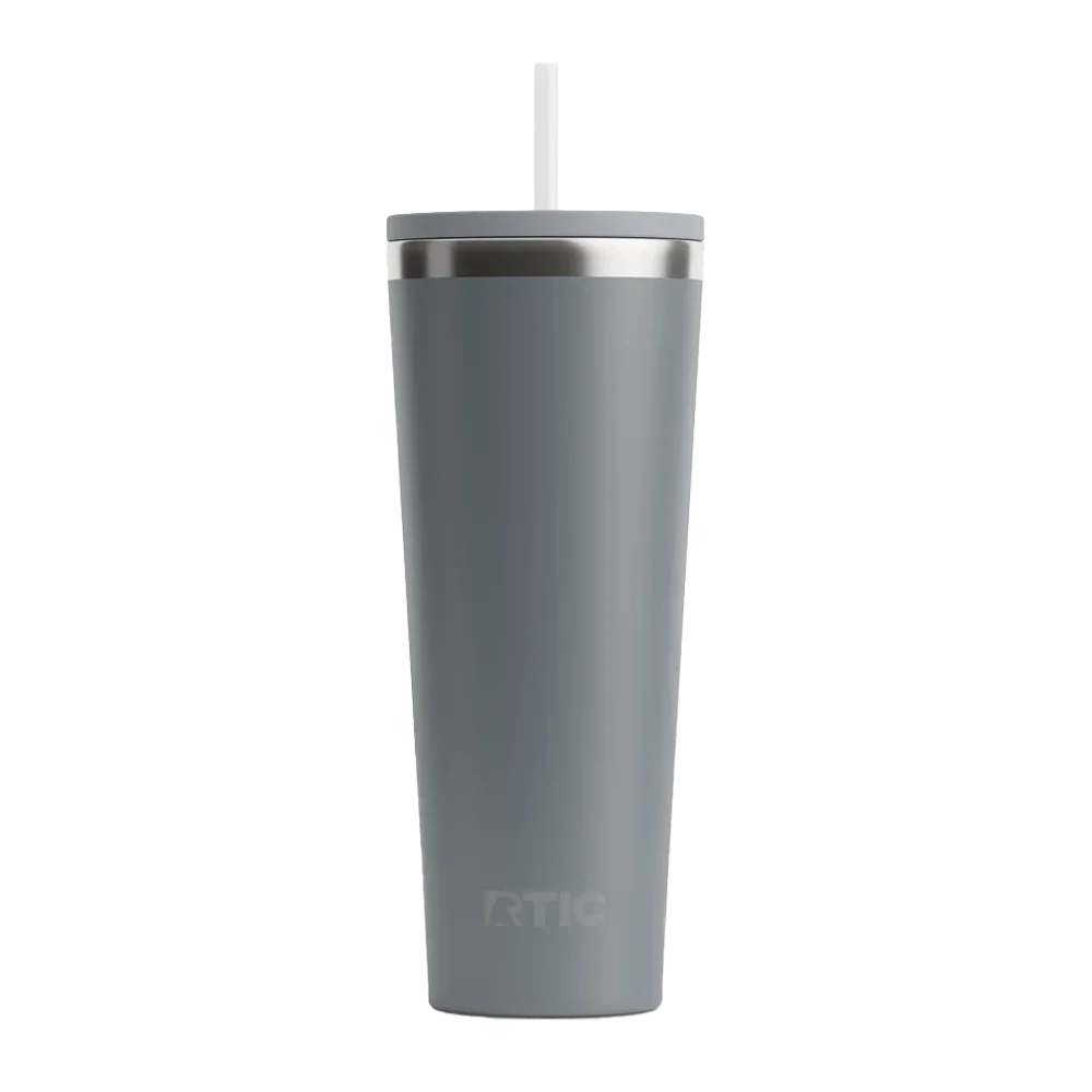 Back customization side of the RTIC Everyday Tumbler 28 oz in Fog 