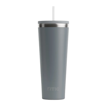 Back customization side of the RTIC Everyday Tumbler 28 oz in Fog 