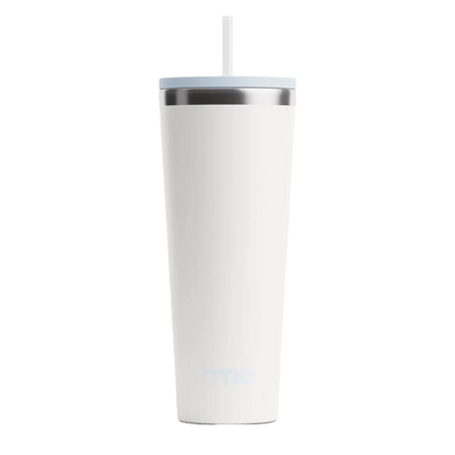 Back customization side of the RTIC Everyday Tumbler 28 oz in White 
