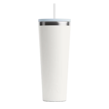 Front customization side of the RTIC Everyday Tumbler 28 oz in White 