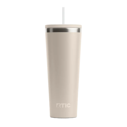 Back customization side of the RTIC Everyday Tumbler 28 oz in Beach 