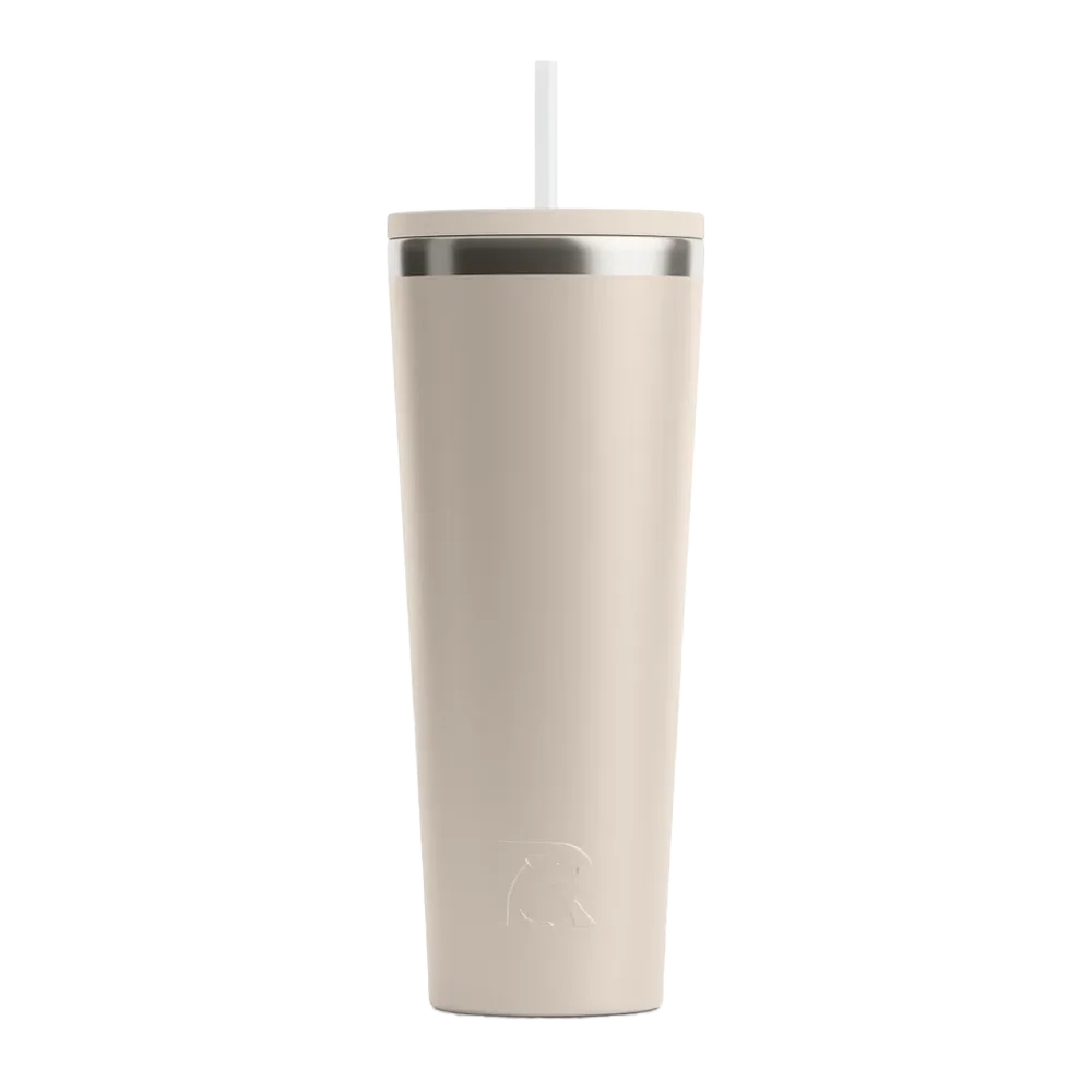 Front customization side of the RTIC Everyday Tumbler 28 oz in Beach 