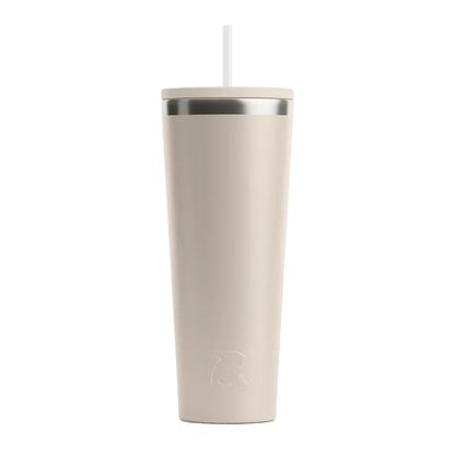 Front customization side of the RTIC Everyday Tumbler 28 oz in Beach 