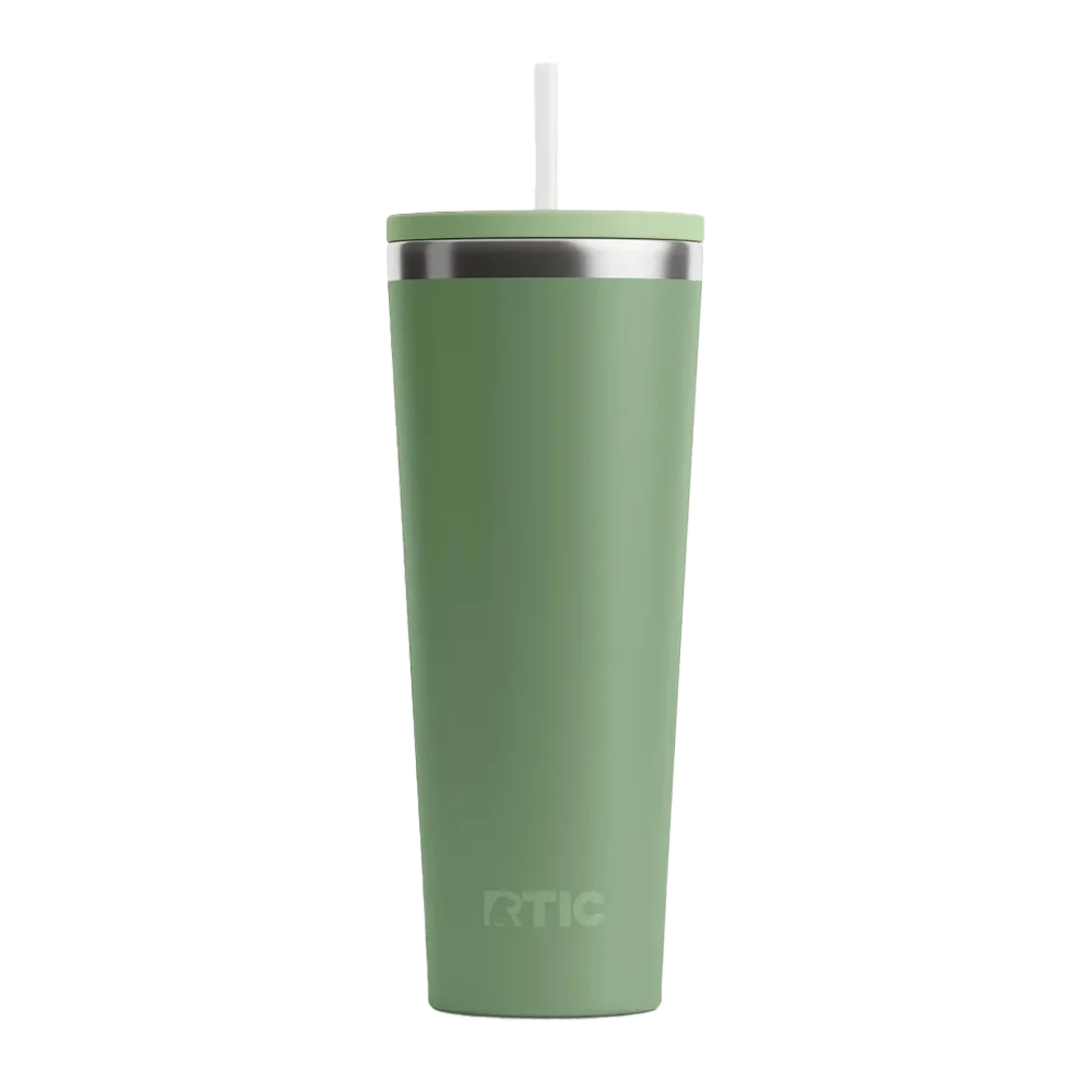 Back customization side of the RTIC Everyday Tumbler 28 oz in Sage 