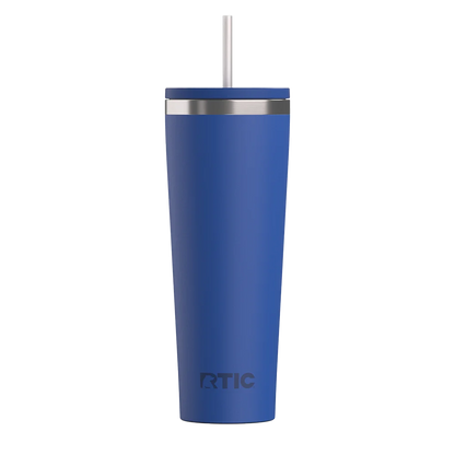 Back customization side of the RTIC Everyday Tumbler 28 oz in Cobalt 