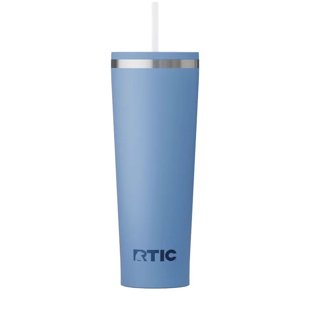 Back customization side of the RTIC Everyday Tumbler 28 oz in Denim 