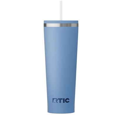 Back customization side of the RTIC Everyday Tumbler 28 oz in Denim 