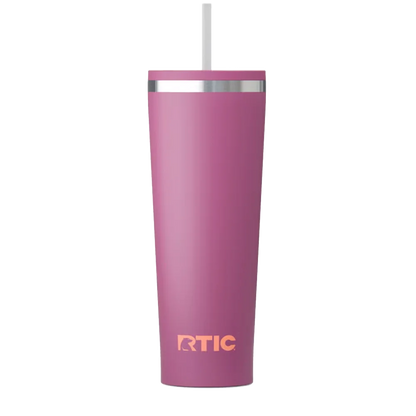 Back customization side of the RTIC Everyday Tumbler 28 oz in Orchid 