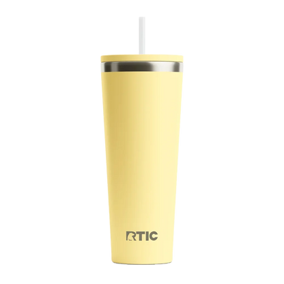 Back customization side of the RTIC Everyday Tumbler 28 oz in Sunlight 