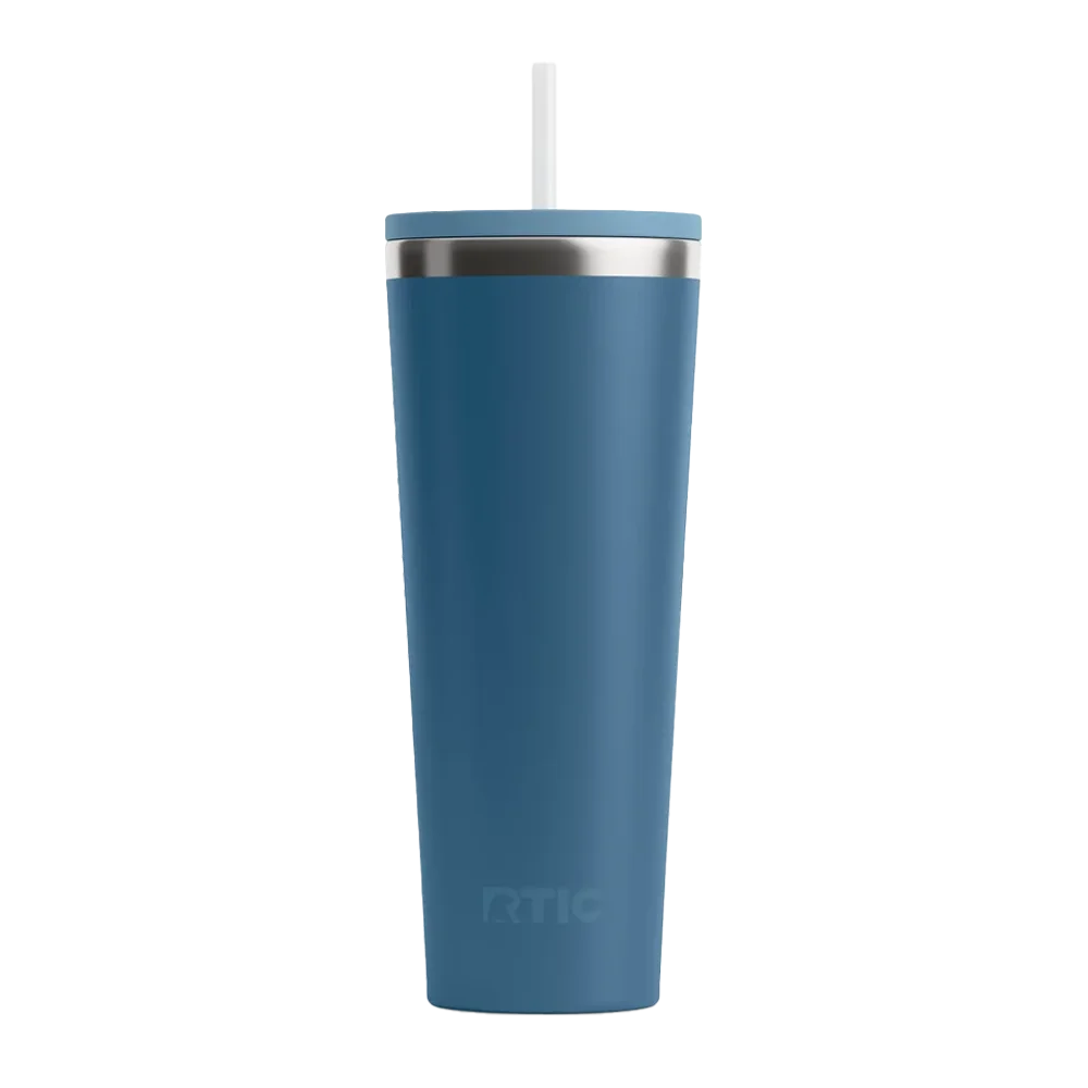 Back customization side of the RTIC Everyday Tumbler 28 oz in Storm 