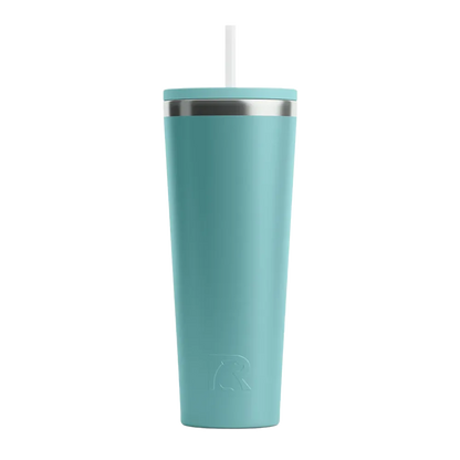Front customization side of the RTIC Everyday Tumbler 28 oz in Lagoon 