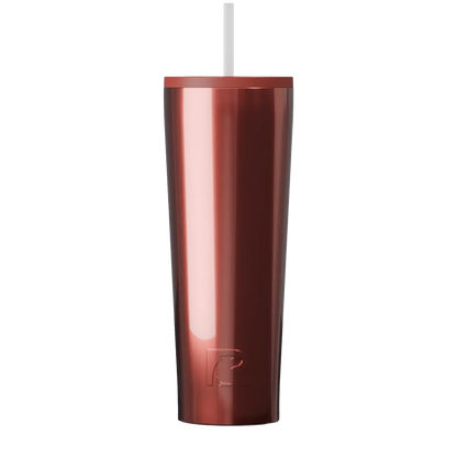 Front customization side of the RTIC Everyday Tumbler 28 oz in Black Cherry Metallic 