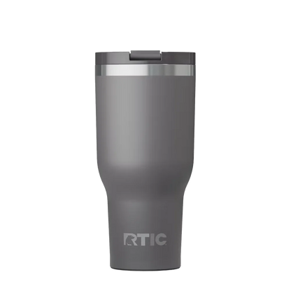 Front customization side of the RTIC Essential Tumbler 40 oz in Graphite 
