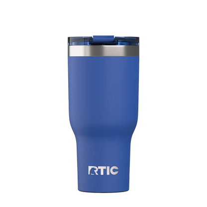 Front customization side of the RTIC Essential Tumbler 40 oz in Cobalt 