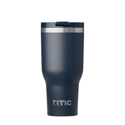 Front customization side of the RTIC Essential Tumbler 40 oz in Navy 