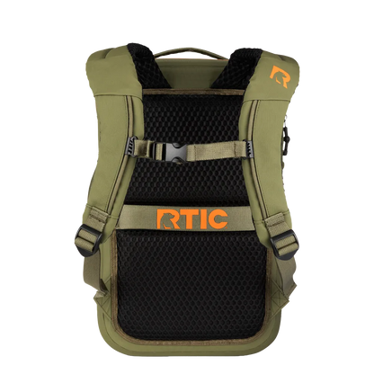 RTIC Ultra-Dry Backpack 26 lt in Olive and Orange 