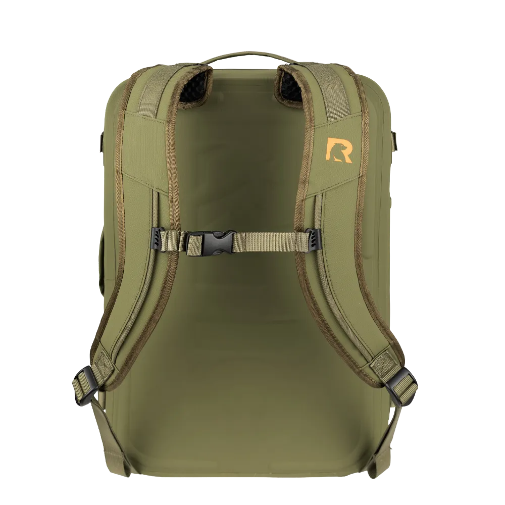 RTIC Ultra-Dry Duffle Pack 60 lt in Olive and Orange 