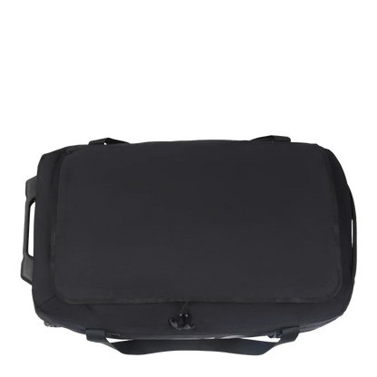 Front customization side of the RTIC Rolling Duffle Bag Large in Black 
