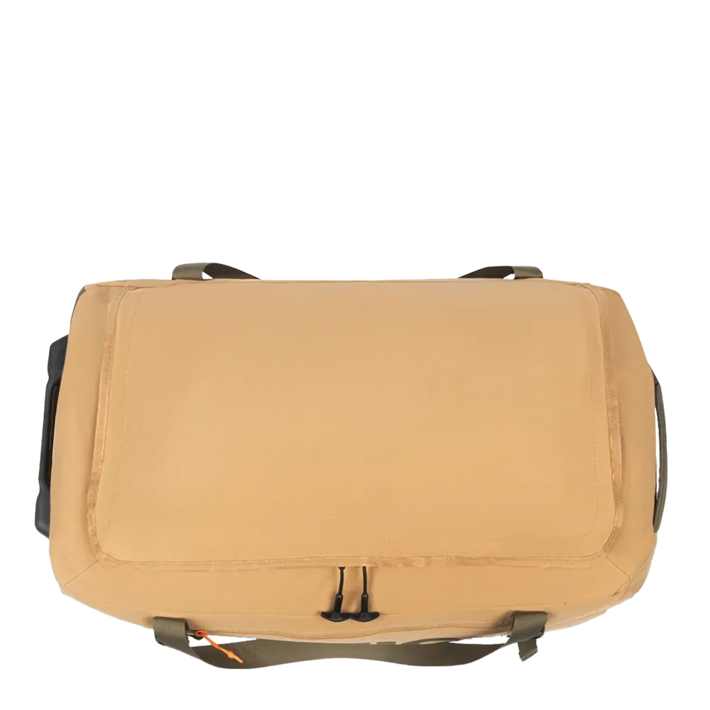 Front customization side of the RTIC Rolling Duffle Bag Large in Trailblazer 
