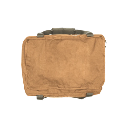 Front customization side of the RTIC Road Trip Duffle Bag Medium in Trailblazer 