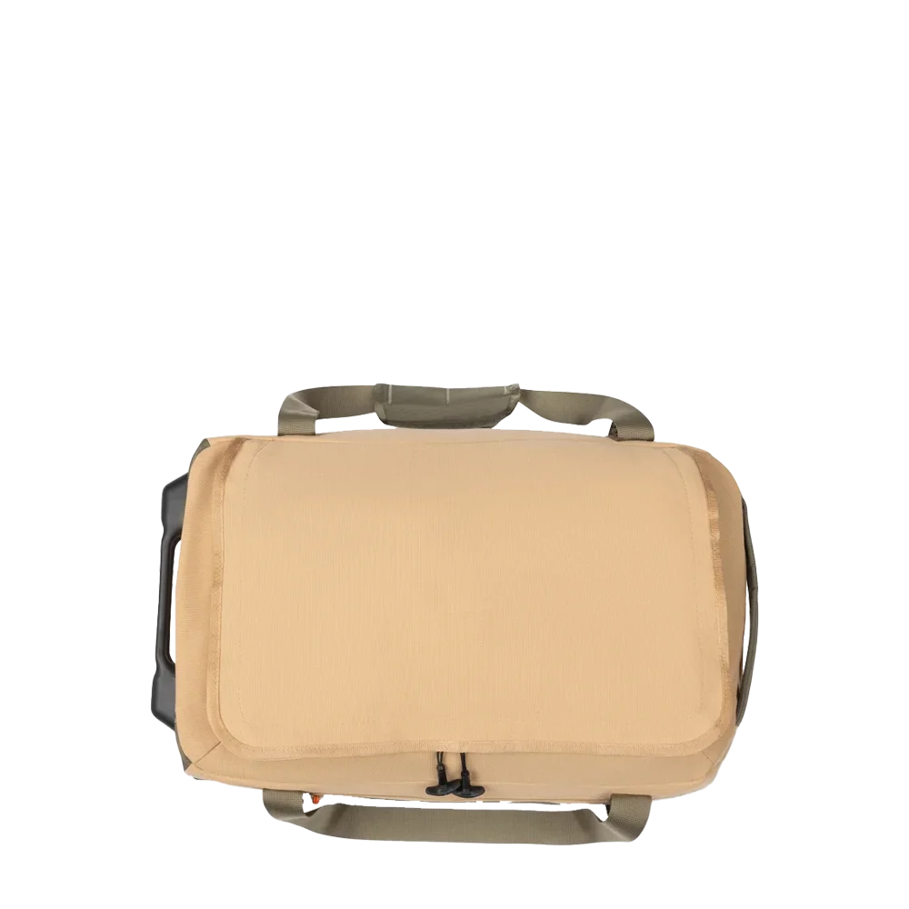 Front customization side of the RTIC Rolling Duffle Bag Medium in Trailblazer 