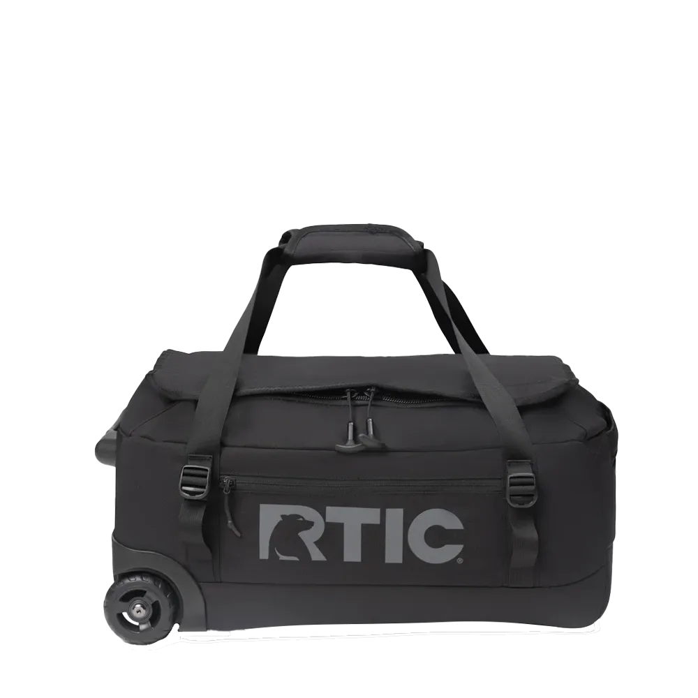 Customized RTIC Rolling Duffle Bag | Medium in Black 