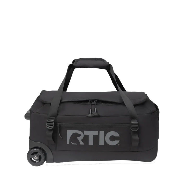 Customized RTIC Rolling Duffle Bag | Medium in Black 