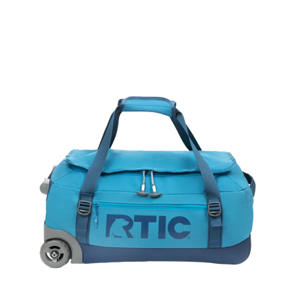 Customized RTIC Rolling Duffle Bag | Medium in Lake Blue 