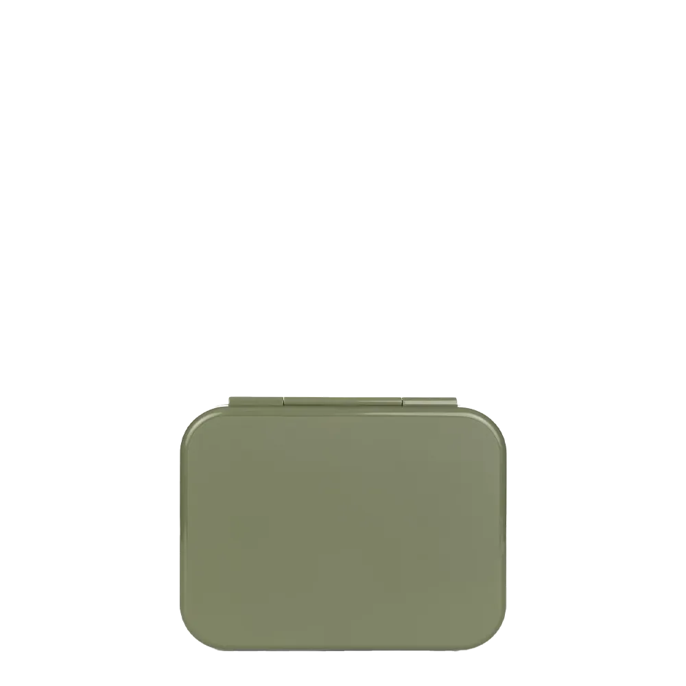 Lid customization side of the RTIC Day Packer Lunch Container 5 Cup in Camper Green 