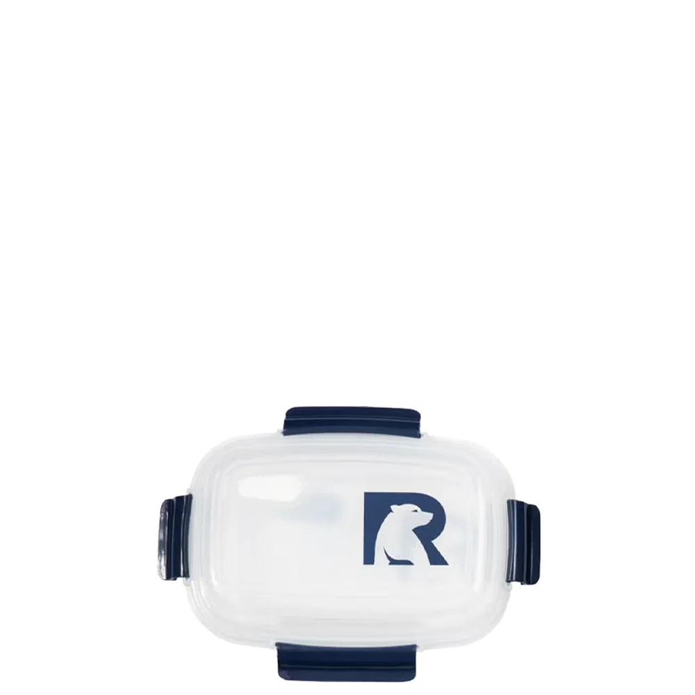 Lid customization side of the RTIC Lunch Container 7.25 Cup in Navy 