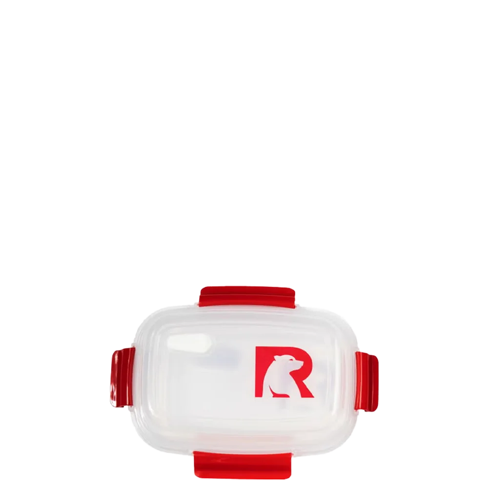 Lid customization side of the RTIC Lunch Container 7.25 Cup in Red 