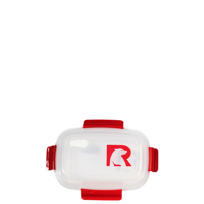 Lid customization side of the RTIC Lunch Container 7.25 Cup in Red 