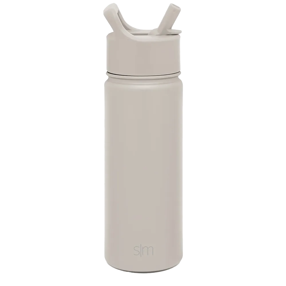 Customized Summit Water Bottle Straw Lid 18 oz Water Bottles from Simple Modern 