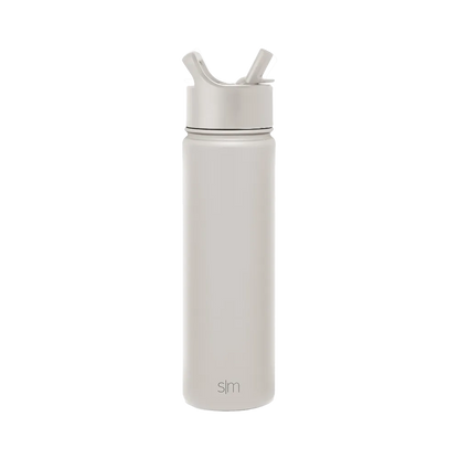 Custom Etched Simple Modern Summit Water Bottle, 22 Ounce