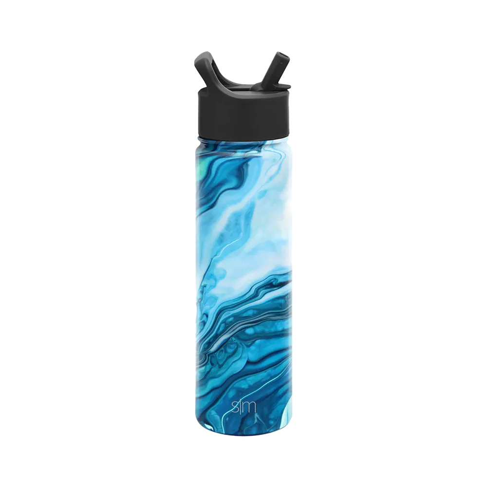 Simple Modern Summit Water Bottle Straw Lid 22 oz – Custom Branding