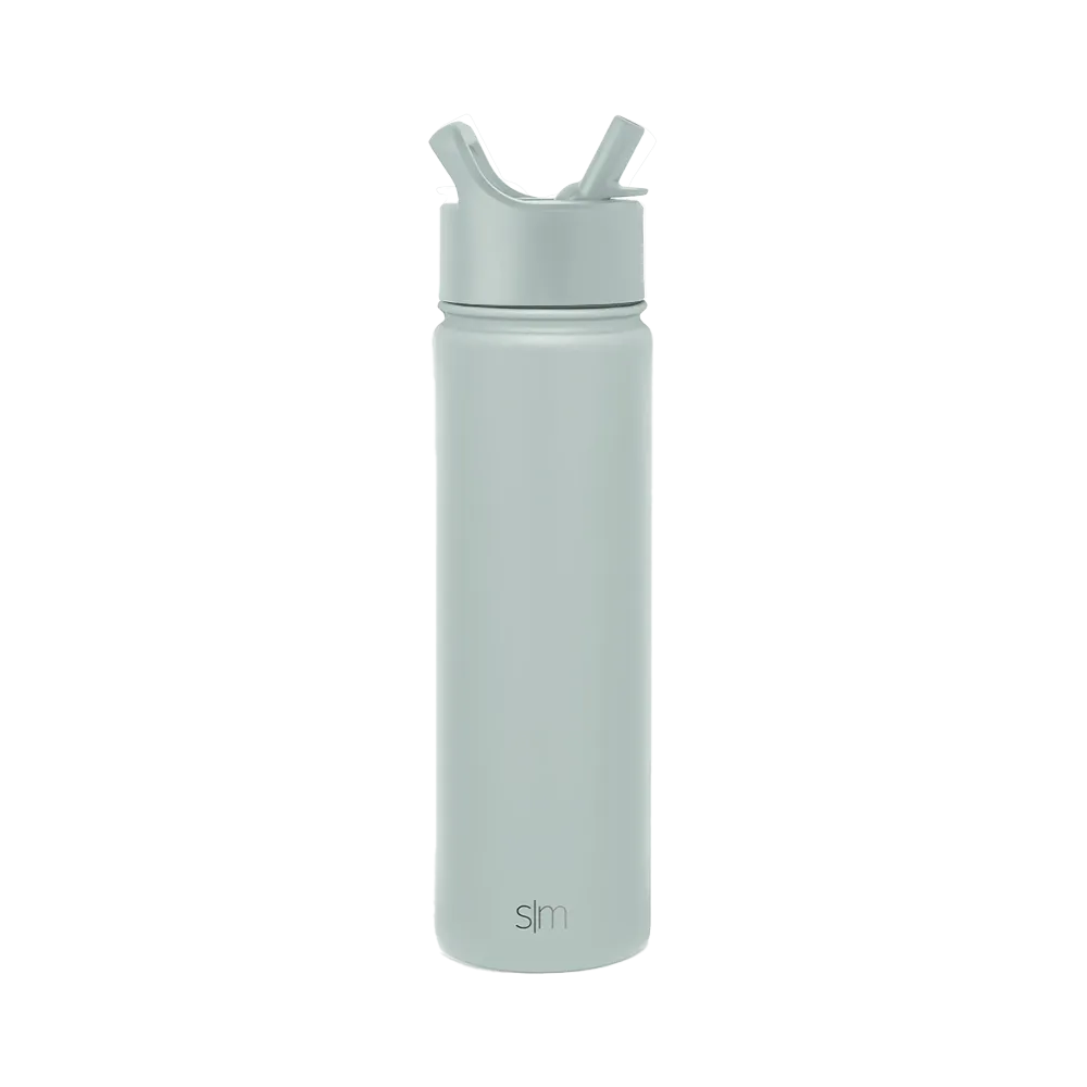 32 oz. Summit Simple Modern Water Bottle With Silicone Straw & Lid