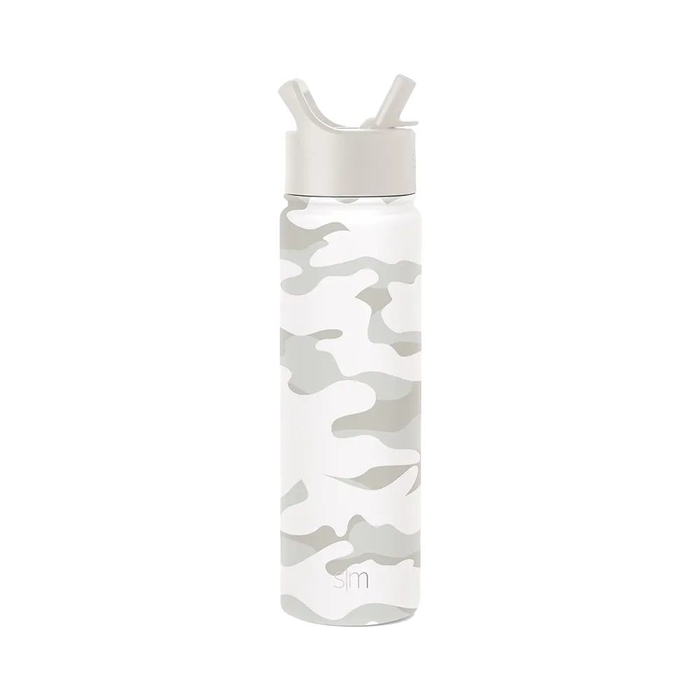 Customized Summit Water Bottle Straw Lid 22 oz Water Bottles from Simple Modern 